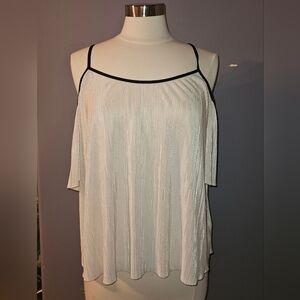 Peak a boo shoulder top